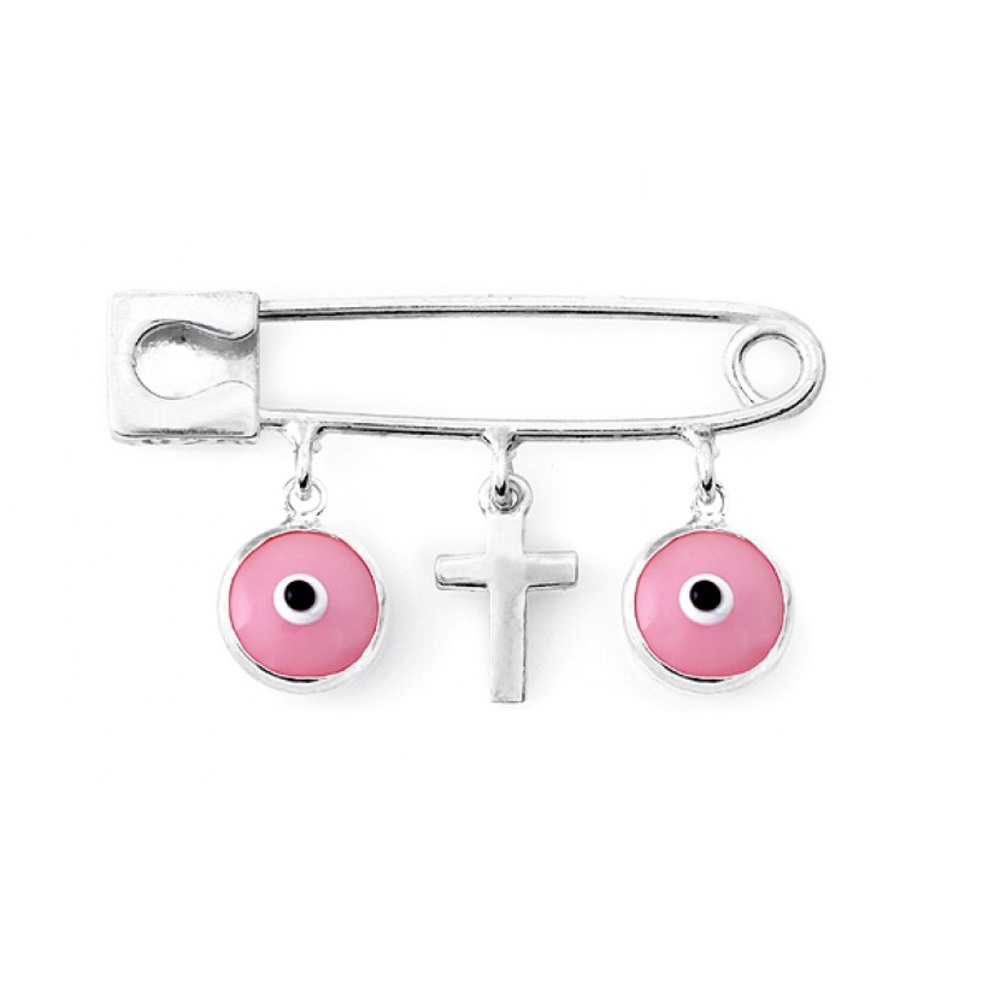 Pink Evil Eye Pin